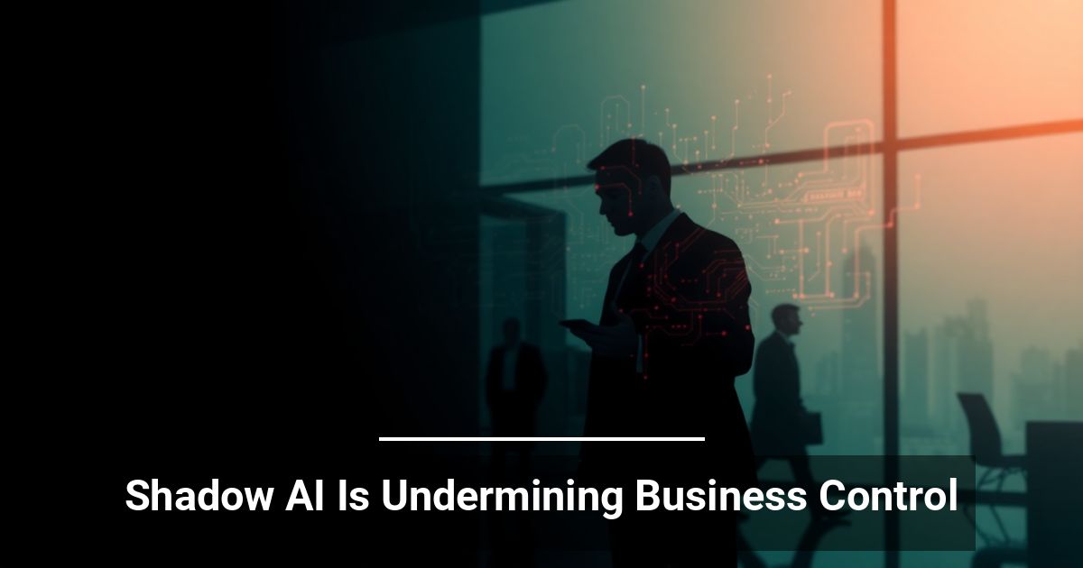 Shadow AI Is Undermining Business Control